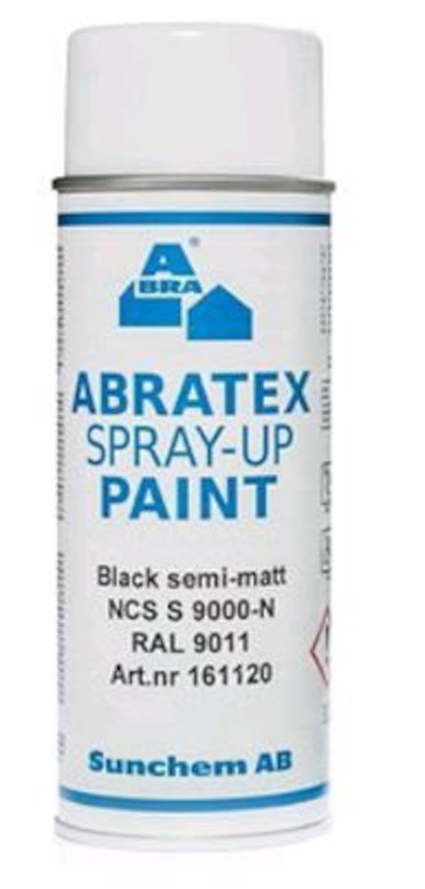 SPRAYFÄRG ABRA SVART 9011 SEMI-MATT 400 ML