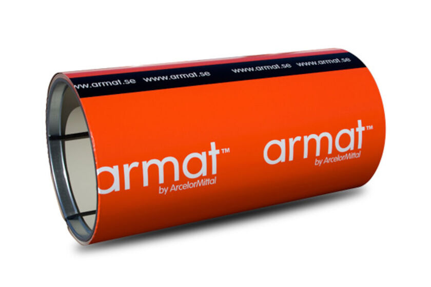 ARMAT AMS MATT 1250X0,6 SVART 9005 500