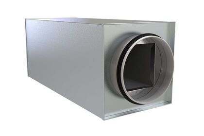 LJUDDÄMPARE HFF-A REKT-CIRK STENULL 200 500 MM