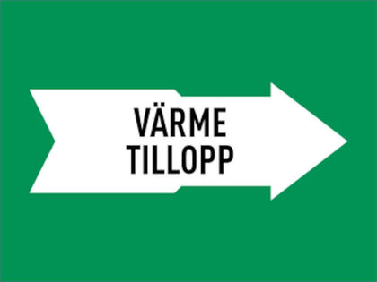 MÄRKBAND VÄRME TILLOPP 160 MM 5000 MM