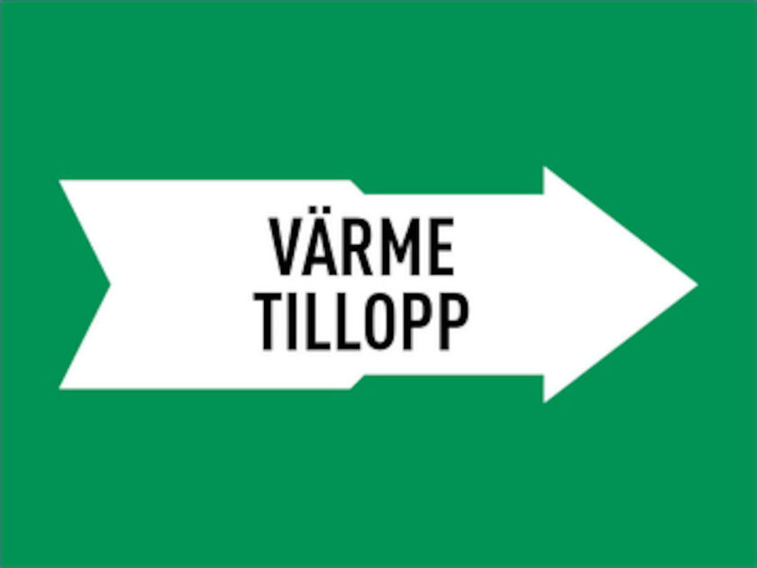 MÄRKBAND VÄRME TILLOPP 160 MM 5000 MM