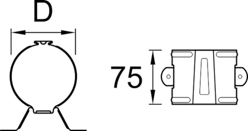 SVEP TRÄ KIL PLANNJA VIT 80 90 MM